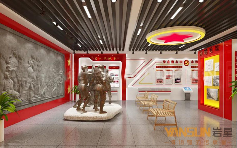 巖星建設(shè)|黨建展廳設(shè)計案例欣賞插圖