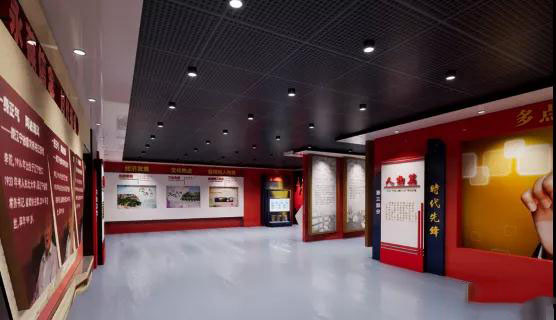 誰說黨建紅色館都是土味館？真正以現(xiàn)代，科技于一體的紅色黨建展館設(shè)計(jì)欣賞插圖(3)
