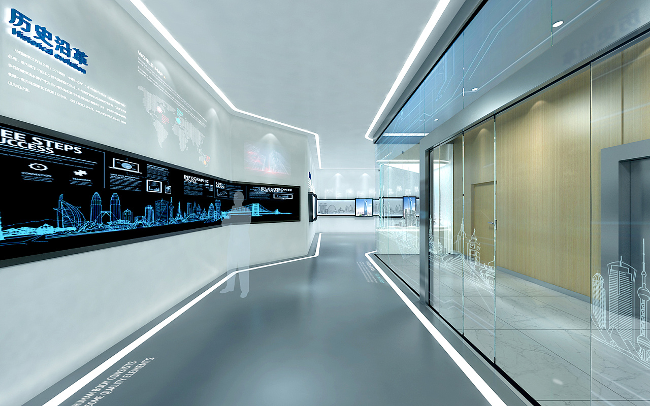 幫一家企業做的企業展廳 幫一家企業做的企業展廳